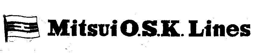 Mẫu nhãn hiệu Mitsui O.S.K.Lines