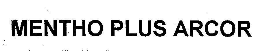 Mẫu nhãn hiệu MENTHO PLUS ARCOR