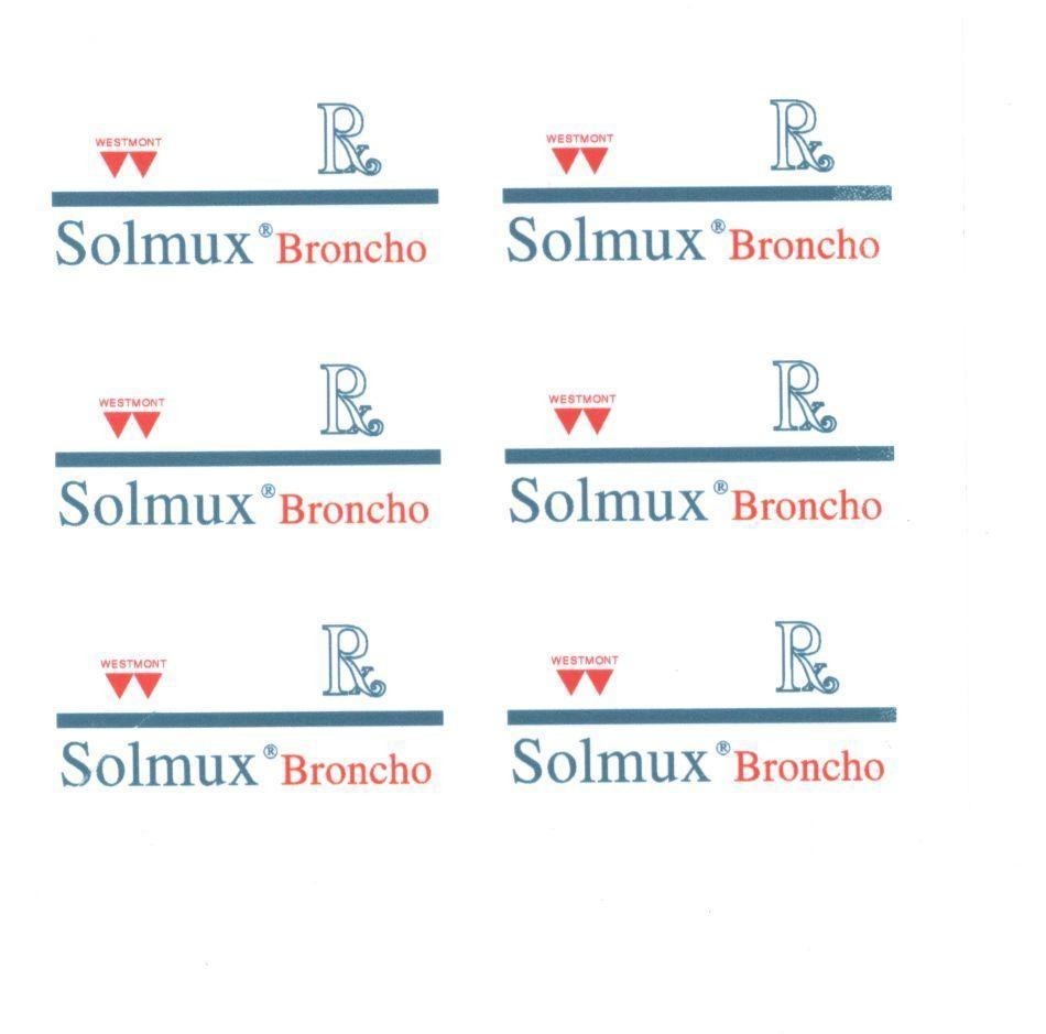 Mẫu nhãn hiệu Solmux Broncho