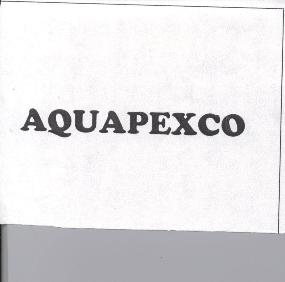 Mẫu nhãn hiệu AQUAPEXCO