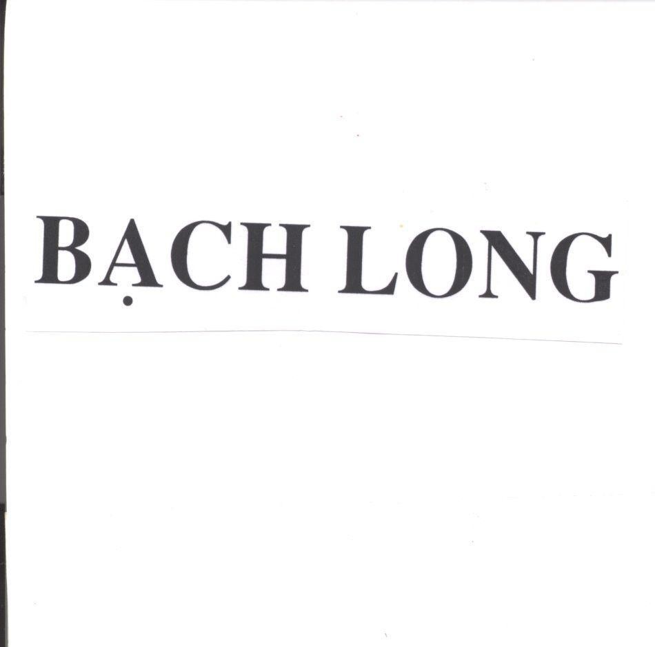 Mẫu nhãn hiệu BạCH LONG