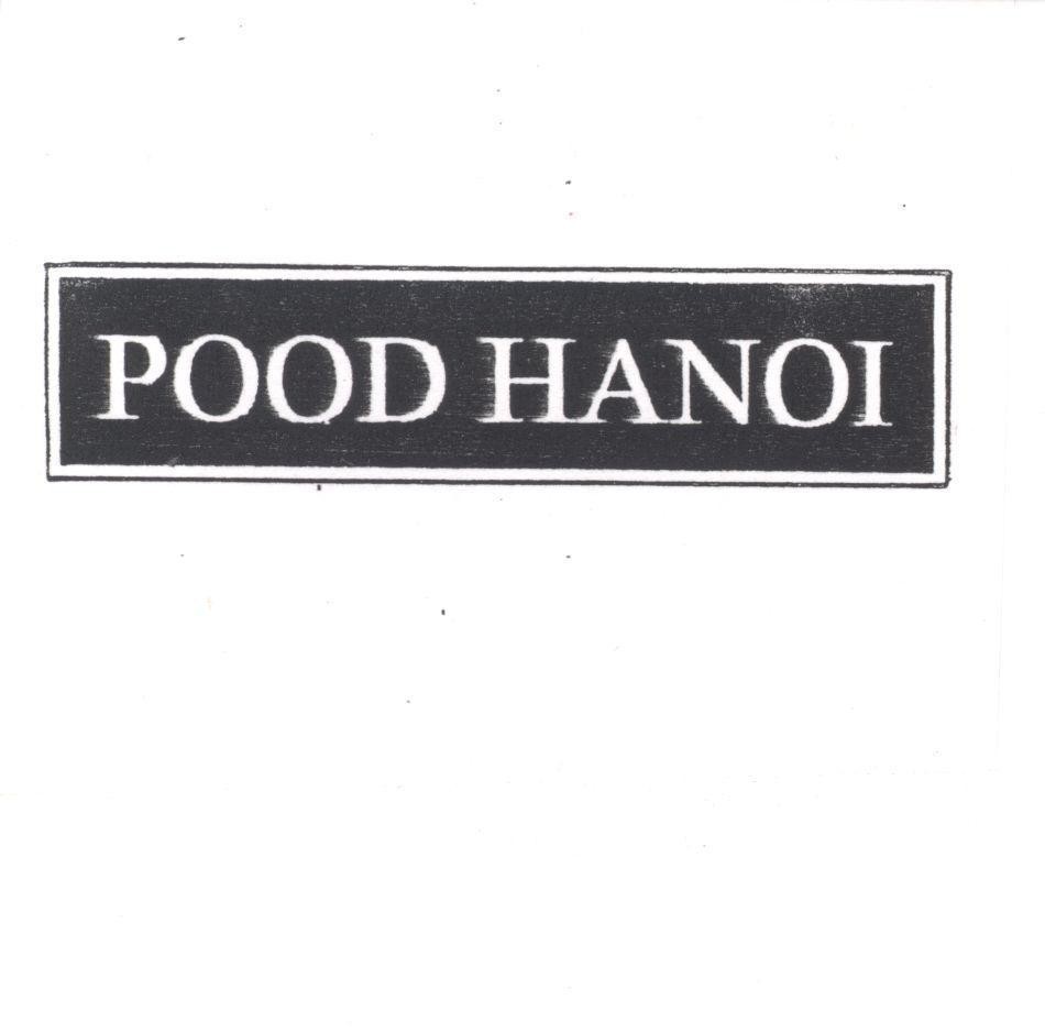 Mẫu nhãn hiệu POOD HANOI