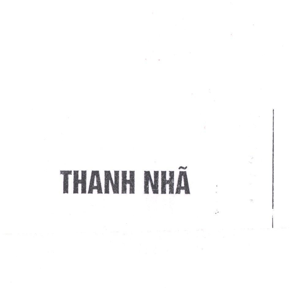 Mẫu nhãn hiệu Thanh Nhã