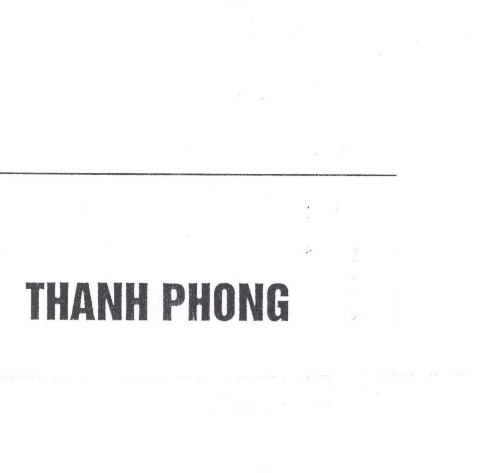 Mẫu nhãn hiệu THANH PHONG