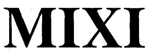 Mẫu nhãn hiệu MIXI