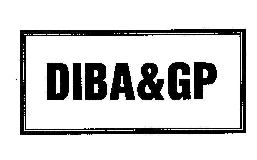 Mẫu nhãn hiệu DIBA&GP