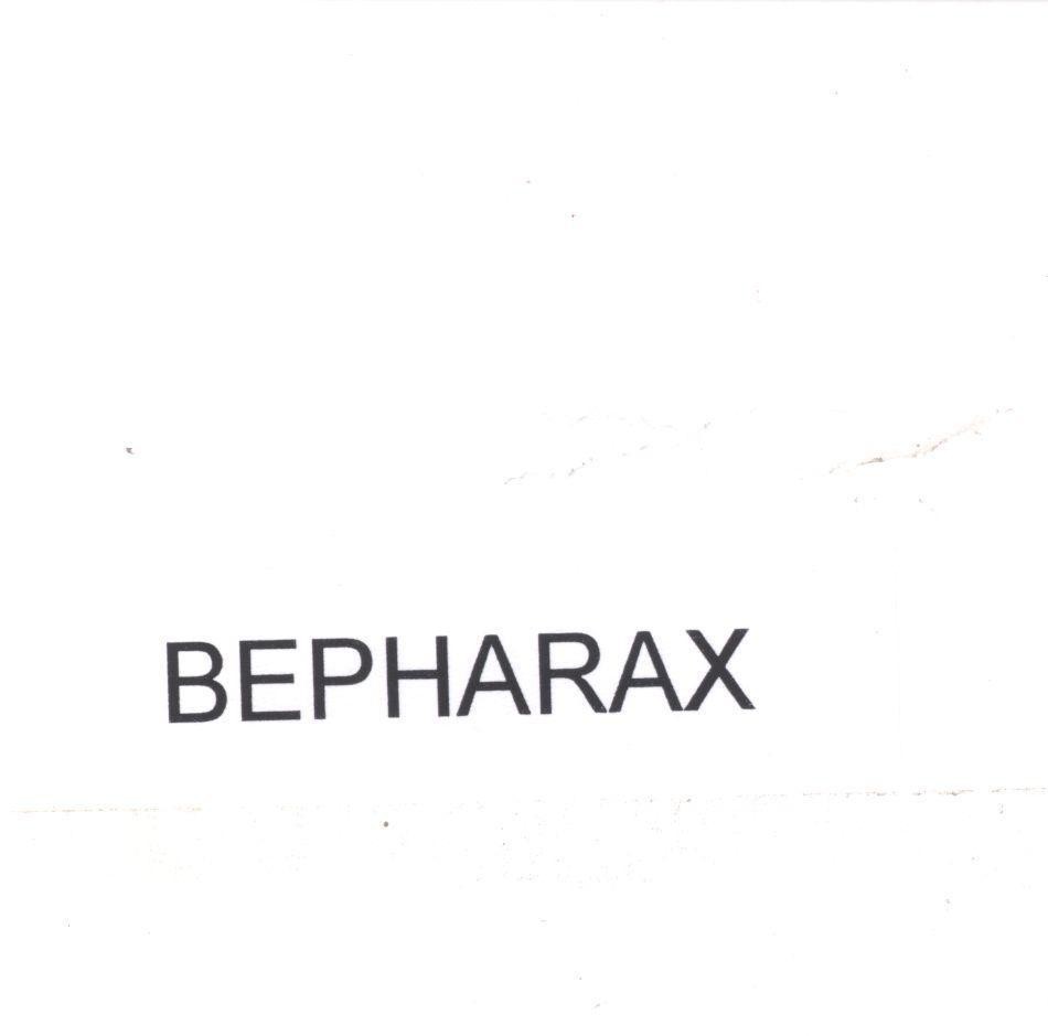 Mẫu nhãn hiệu BEPHARAX