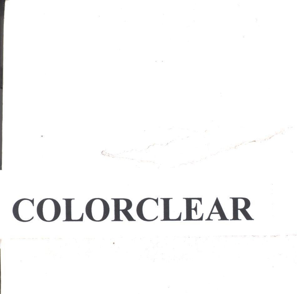 Mẫu nhãn hiệu COLORCLEAR