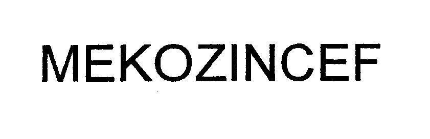 Mẫu nhãn hiệu MEKOZINCEF