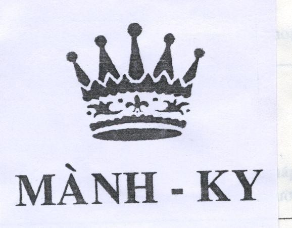 Mẫu nhãn hiệu MàNH - KY