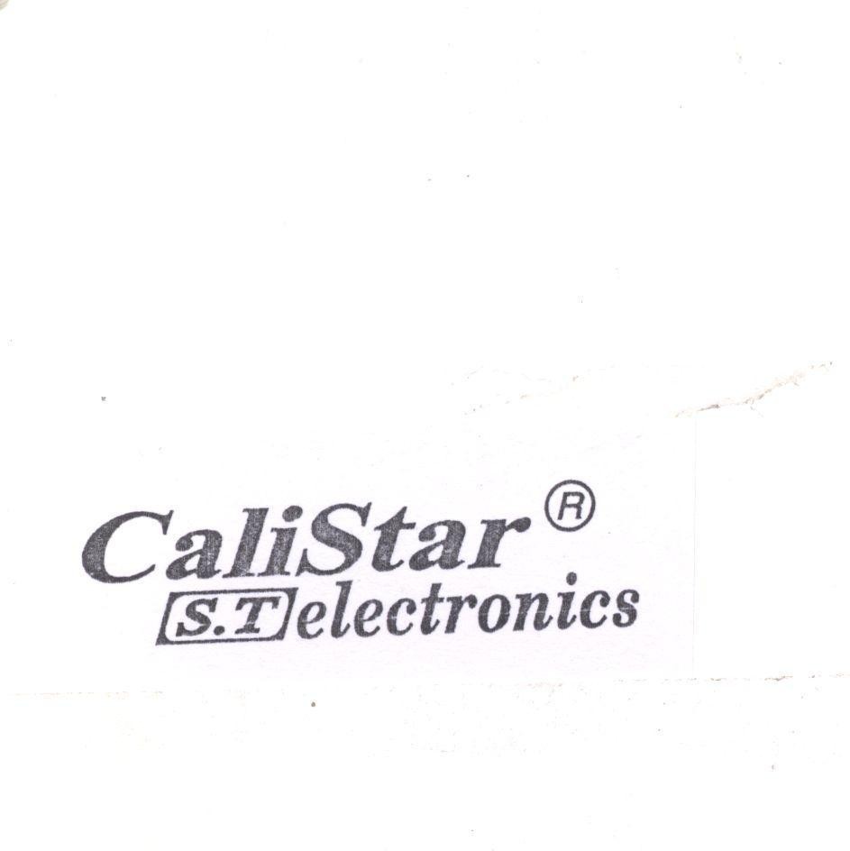 Mẫu nhãn hiệu CaliStar S.T electronics