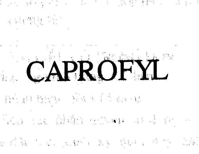 Mẫu nhãn hiệu CAPROFYL