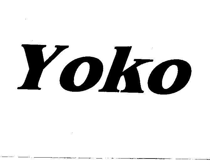 Mẫu nhãn hiệu YOKO