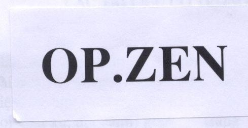 Mẫu nhãn hiệu OP.ZEN
