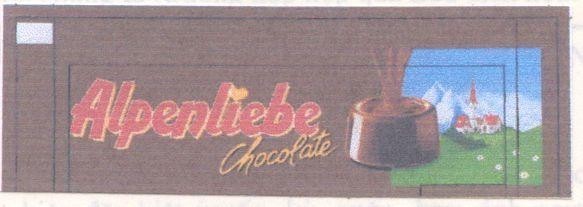 Mẫu nhãn hiệu Alpenliebe Chocolate