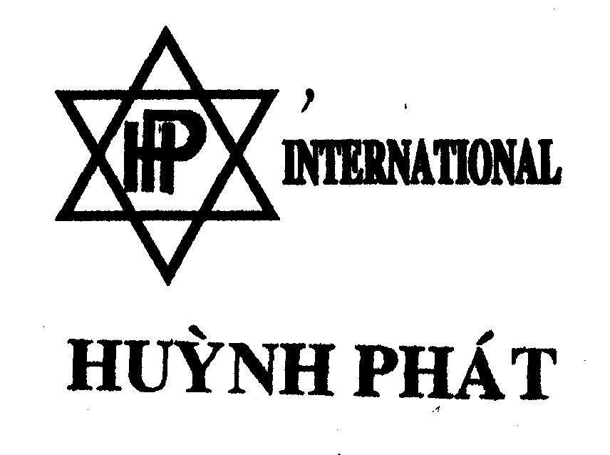Mẫu nhãn hiệu HP International Huỳnh Phát