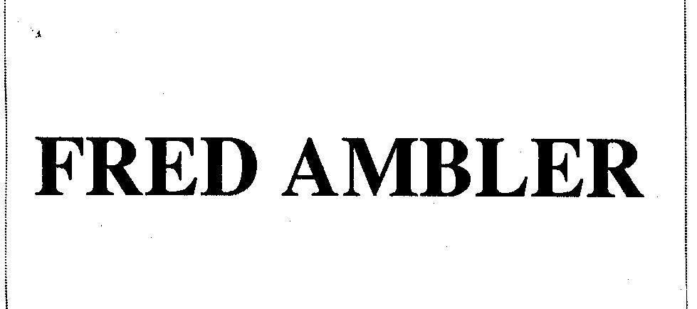 Mẫu nhãn hiệu FRED AMBLER