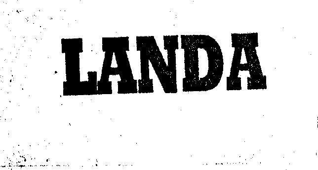 Mẫu nhãn hiệu LANDA