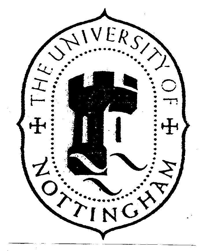 Mẫu nhãn hiệu The University of Nottingham