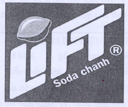 Mẫu nhãn hiệu LIFT soda chanh