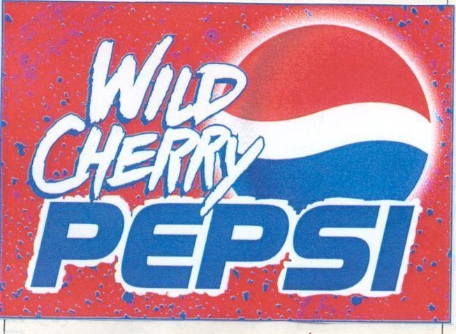 Mẫu nhãn hiệu WILD CHERRY PEPSI