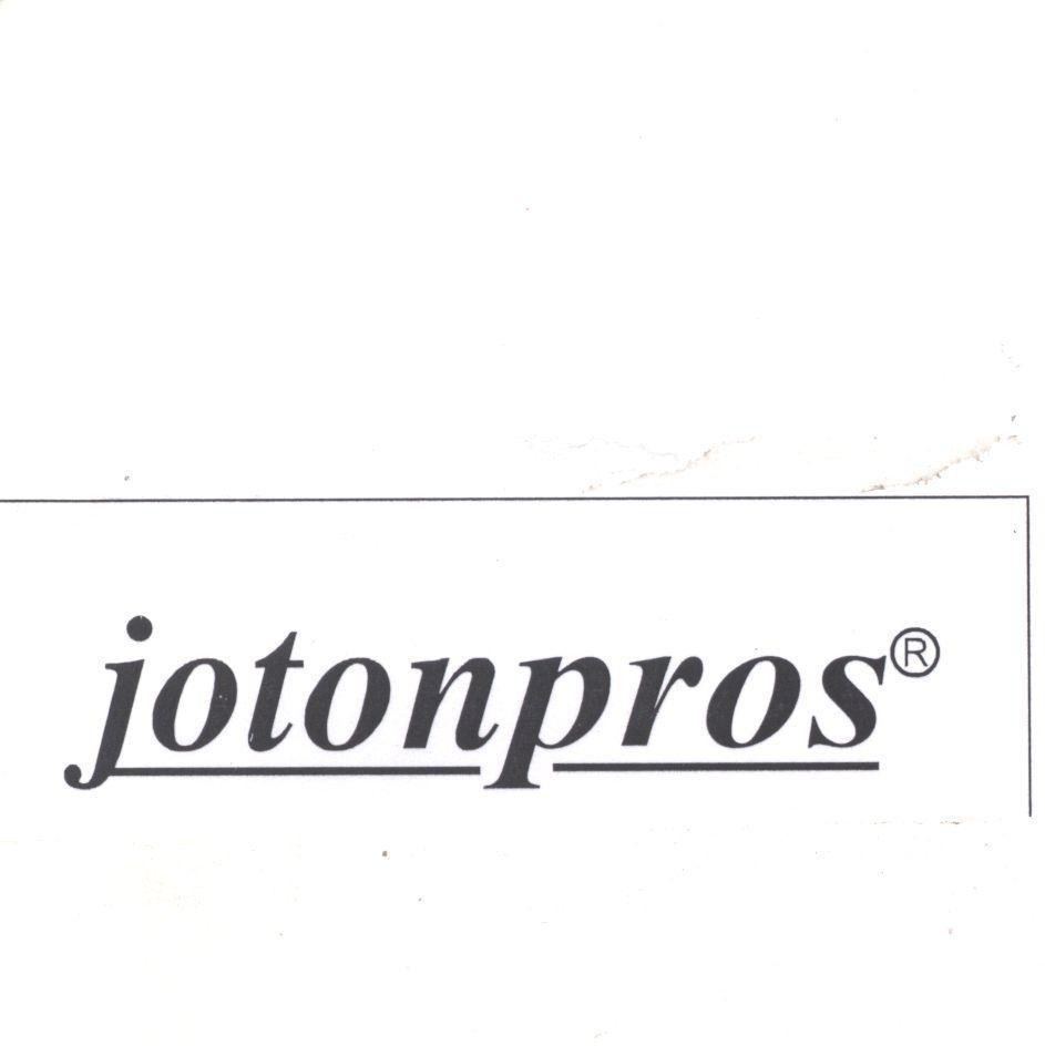 Mẫu nhãn hiệu JOTONPROS