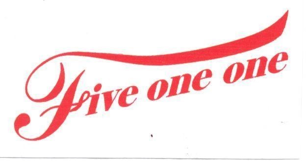 Mẫu nhãn hiệu FIVE ONE ONE