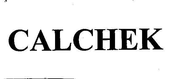 Mẫu nhãn hiệu CALCHEK