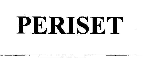 Mẫu nhãn hiệu PERISET