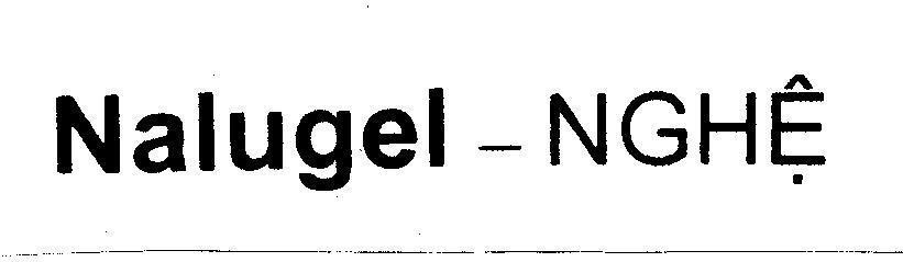 Mẫu nhãn hiệu NALUGEL - NGHệ