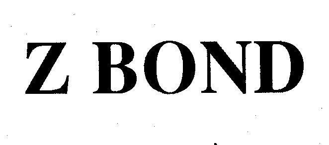 Mẫu nhãn hiệu Z BOND
