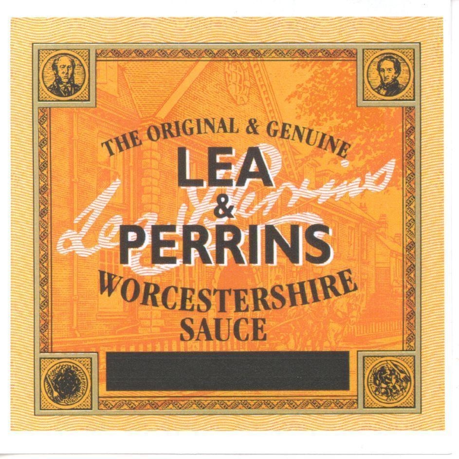 Mẫu nhãn hiệu LEA & PERRINS WORCESTERSHIRE SAUCE