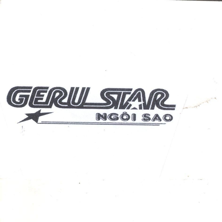 Mẫu nhãn hiệu GERU STAR Ngôi Sao