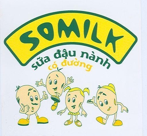 Mẫu nhãn hiệu SOMILK Sữa Đậu Nành có đường