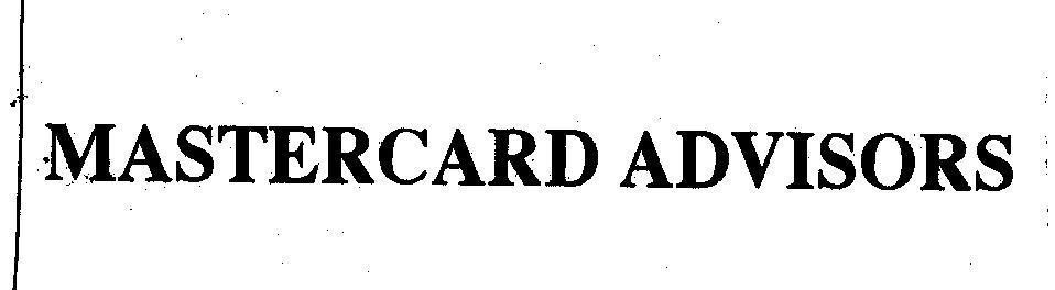 Mẫu nhãn hiệu MASTERCARD ADVISORS