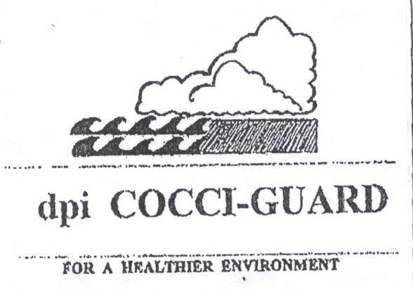 Mẫu nhãn hiệu DPI COCCI-GUARD FOR A HEALTHIER ENVIRONMENT