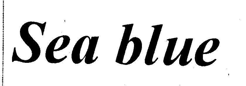 Mẫu nhãn hiệu SEA BLUE