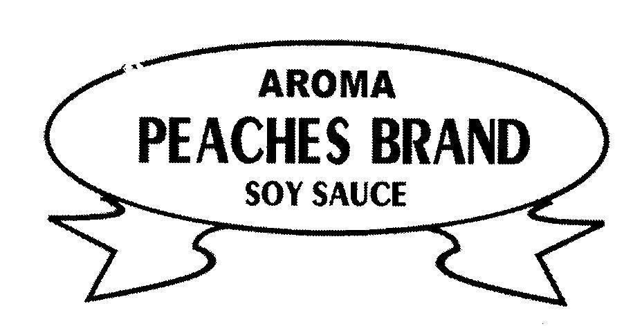 Mẫu nhãn hiệu AROMA PEACHES BRAND SOY SAUCE