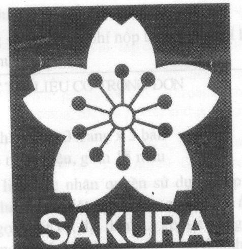 Mẫu nhãn hiệu SAKURA