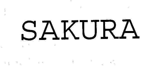 Mẫu nhãn hiệu SAKURA