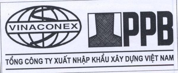 Mẫu nhãn hiệu VINACONEX PPB Tổng công ty xuất nhập khẩu xây dựng Việt Nam