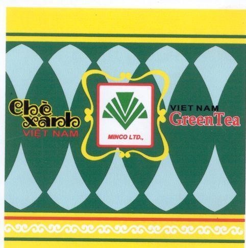 Mẫu nhãn hiệu MINCO CHè XANH VIET NAM