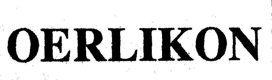 Mẫu nhãn hiệu OERLIKON