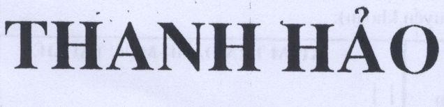 Mẫu nhãn hiệu THANH Hảo