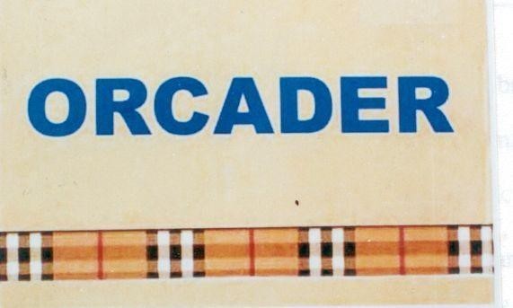Mẫu nhãn hiệu ORCADER