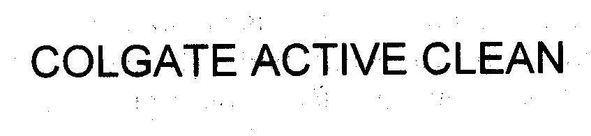 Mẫu nhãn hiệu COLGATE ACTIVE CLEAN
