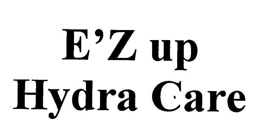 Mẫu nhãn hiệu E'Z up HYDRA CARE
