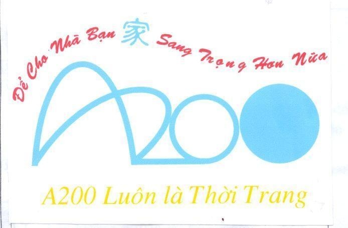 Mẫu nhãn hiệu A200 LUON LA THOI TRANG DE CHO NHA BAN SANG TRONG HON NUA