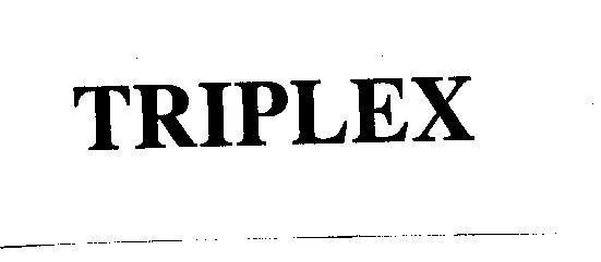 Mẫu nhãn hiệu TRIPLEX