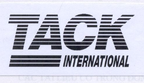 Mẫu nhãn hiệu TACK INTERNATIONAL